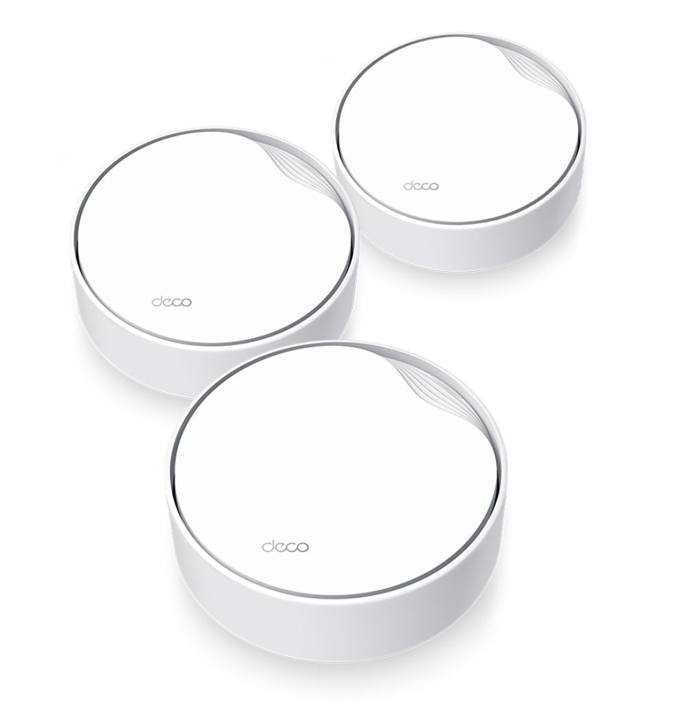 TP-Link Deco X50-PoE(3-pack) AX3000 Whole Home Mesh WiFi 6 System with PoE,  574 Mbps at 2.4 GHz...