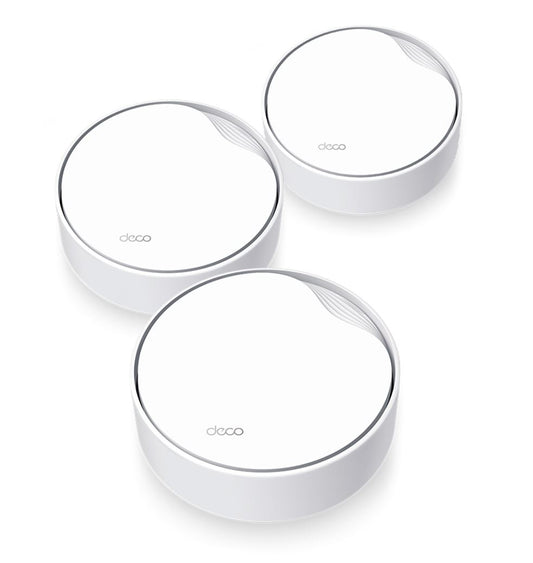 TP-Link Deco X50-PoE(3-pack) AX3000 Whole Home Mesh WiFi 6 System with PoE,  574 Mbps at 2.4 GHz...