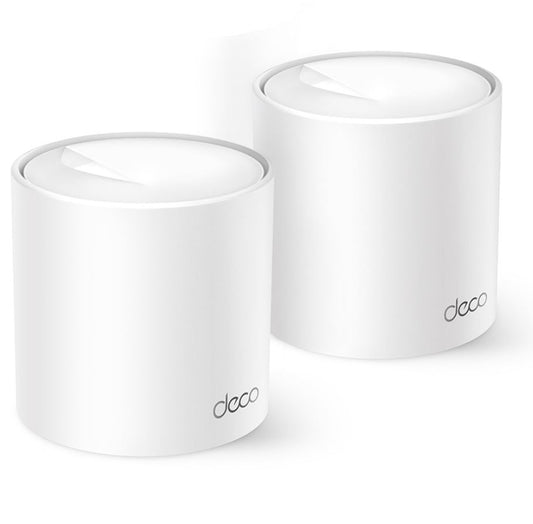 TP-Link Deco X50 Pro(2-pack) AX3000 Whole Home Mesh WiFi 6 System, 574 Mbps at 2.4 GHz + 2402 Mbp...