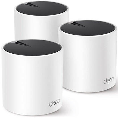 TP-Link Deco X55(3-pack) AX3000 Whole Home Mesh WiFi 6 Router, Dual-Band with Smart Antennas, MU-MIMO, HomeShield Security