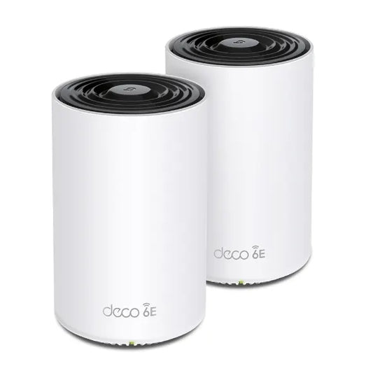 (CH)TP-Link Deco XE75 AXE5400 Tri-Band Mesh Wi-Fi 6E System (2-pack) 574 Mbps at 2.4 GHz + 2402 M...
