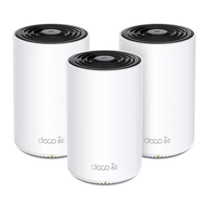 (CH)TP-Link Deco XE75 AXE5400 Tri-Band Mesh Wi-Fi 6E System(3-pack) 574 Mbps at 2.4 GHz + 2402 Mb...