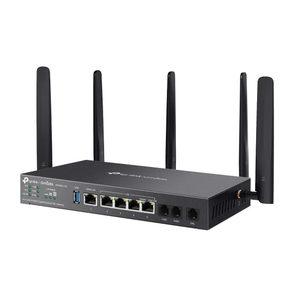 TP-Link DR3650v-4G Omada 4G+ Cat6 AX3000 Wi-Fi 6 Gigabit Desktop DSL Gateway, 574Mbps@2.4GHz + 24... - Image 3