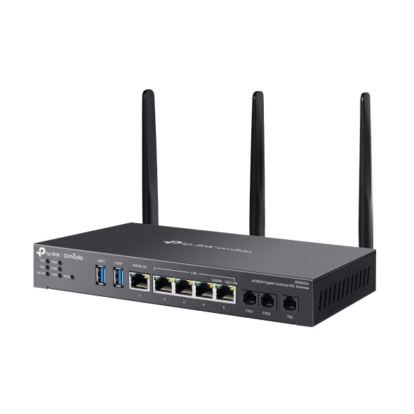 TP-Link DR3650v Omada AX3000 Wi-Fi 6 Gigabit Desktop DSL Gateway, 574Mbps@2.4GHz + 2402Mbps@5GHz(... - Image 3