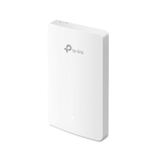 TP-Link EAP615-Wall Omada AX1800 Wall Plate WiFi 6 Access Point, 1201/574 Mbps, 4x Gigabit Ethern...