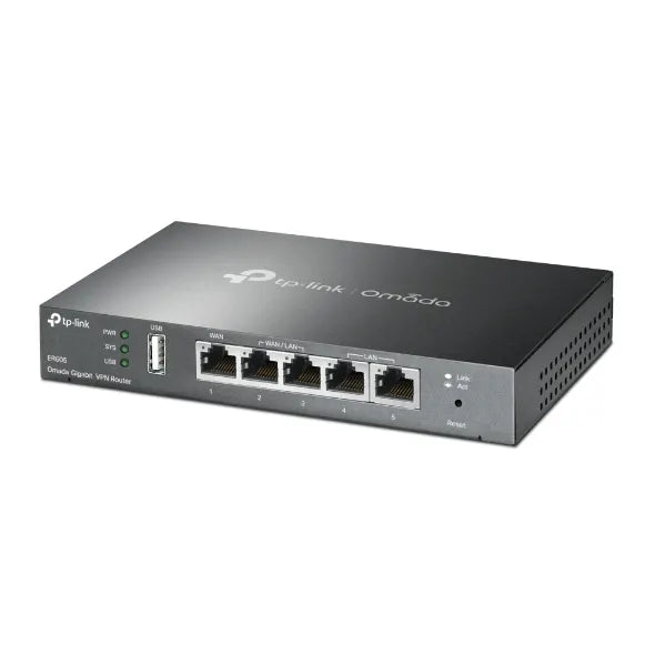 TP-Link TL-ER605 (TL-R605) SafeStream Gigabit Multi-WAN VPN Router PPPoE 1 WAN 3 Changeable WAN/L... - Image 3