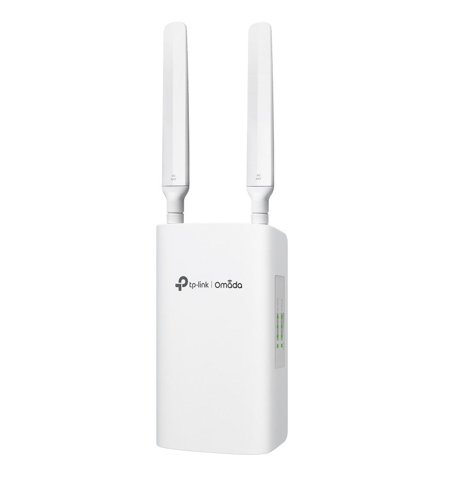 TP-Link ER703WP-4G-Outdoor Omada 4G+ Cat6 AX3000 Wi-Fi 6 Outdoor/Indoor Gateway, 574Mbps at 2.4 G...
