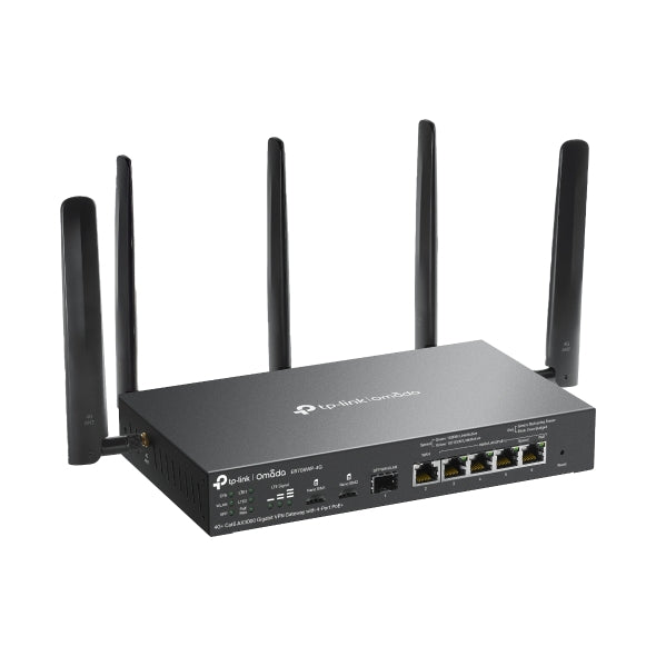 TP-Link ER706WP-4G Omada 4G+ Cat6 AX3000 Gigabit VPN Gateway with 4-Port PoE+, 574Mbps at 2.4 GHz... - Image 3
