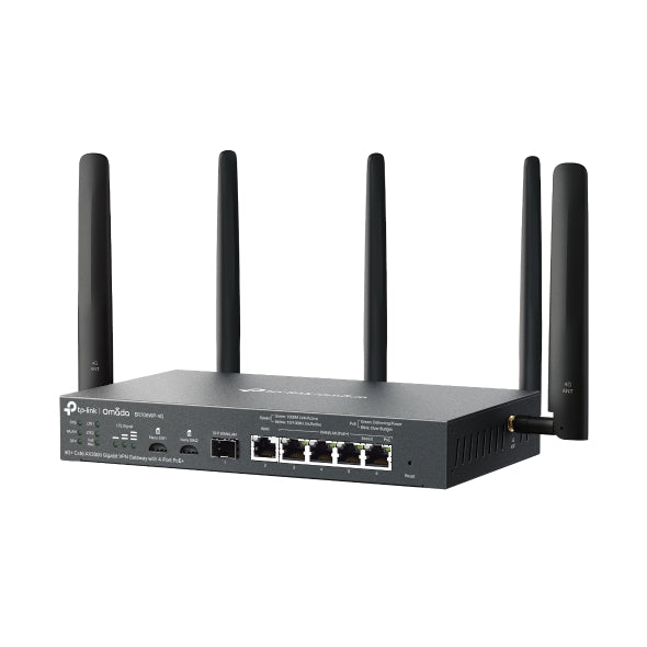 TP-Link ER706WP-4G Omada 4G+ Cat6 AX3000 Gigabit VPN Gateway with 4-Port PoE+, 574Mbps at 2.4 GHz... - Image 4