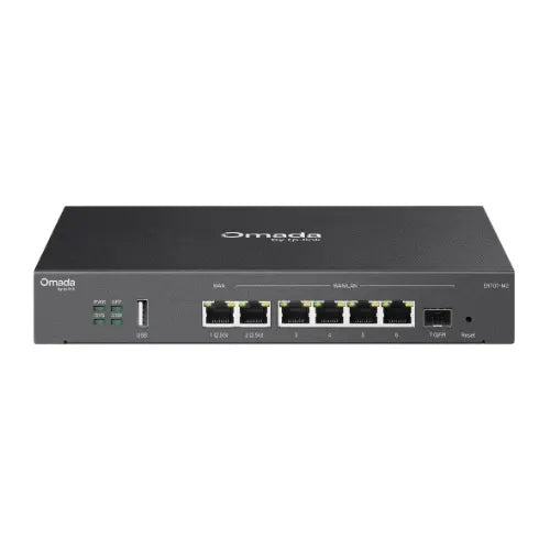 TP-Link ER707-M2 Omada Multi-Gigabit VPN Router Omada, 2x 2.5Gbps RJ45, 5x Gigabit (1xSFP + 4x RJ...