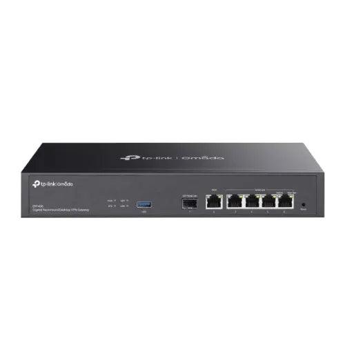 TP-Link ER7406 Omada Gigabit Rackmount/Desktop VPN Gateway, 1x Gigabit SFP WLAN/LAN, 5x Gigabit R...