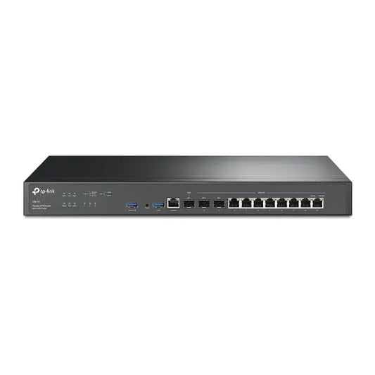 TP-Link ER8411 Omada VPN Router with 10G Ports , 1× 10G SFP+ WAN Port, 1× 10G SFP+ WAN/LAN Port,1...