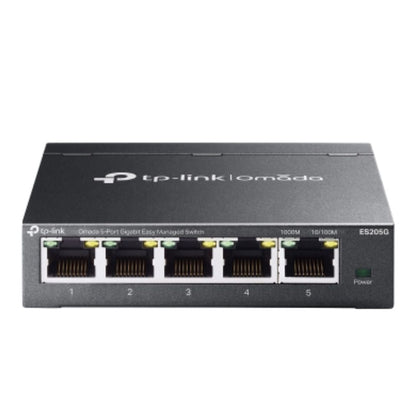 TP-Link ES205G Omada 5-Port Gigabit Easy Managed Switch by Omada SDN,  VLAN, QoS, IGMP Snooping,...