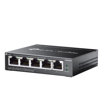 TP-Link ES205GP Omada 5-Port Gigabit Easy Managed Switch with 4-Port PoE+, PoE Auto Recovery, VLA... - Image 3