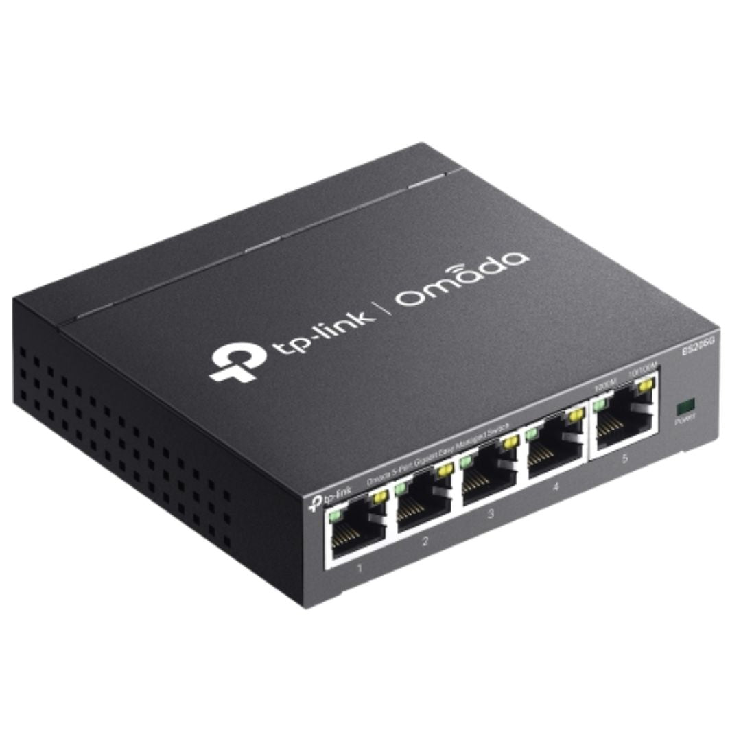 TP-Link ES205G Omada 5-Port Gigabit Easy Managed Switch by Omada SDN,  VLAN, QoS, IGMP Snooping,... - Image 4