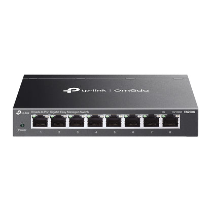 TP-Link ES208G Omada 8-Port Gigabit Easy Managed Switch, Flow Control, Loopback Detection, Port I...