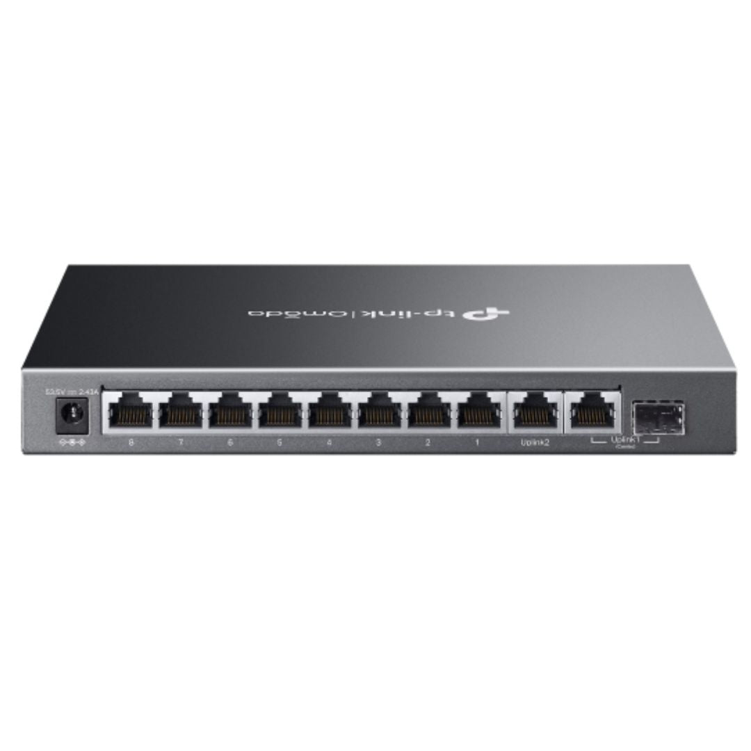 TP-Link ES210GMP Omada 10-Port Gigabit Easy Managed Switch with 8-Port PoE+,  Flow Control, Loopb... - Image 2