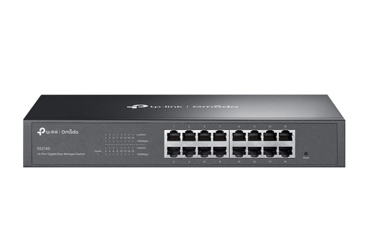 TP-Link ES216G Omada 16-Port Gigabit Easy Managed Switch, Flow Control, Loopback Detection, Port...
