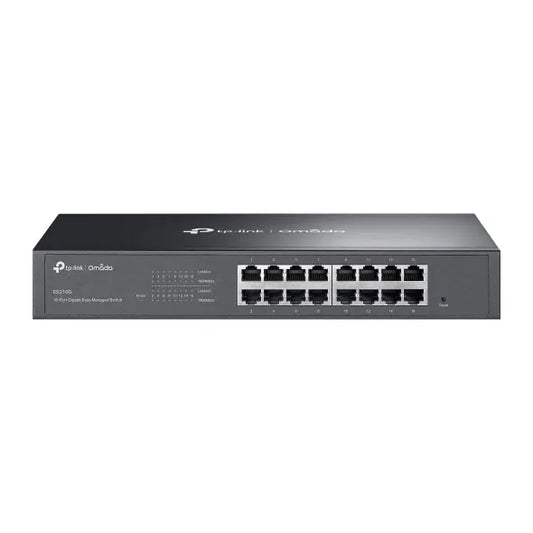 (CH)TP-Link ES216G Omada 16-Port Gigabit Easy Managed Switch, Flow Control, Loopback Detection, P...