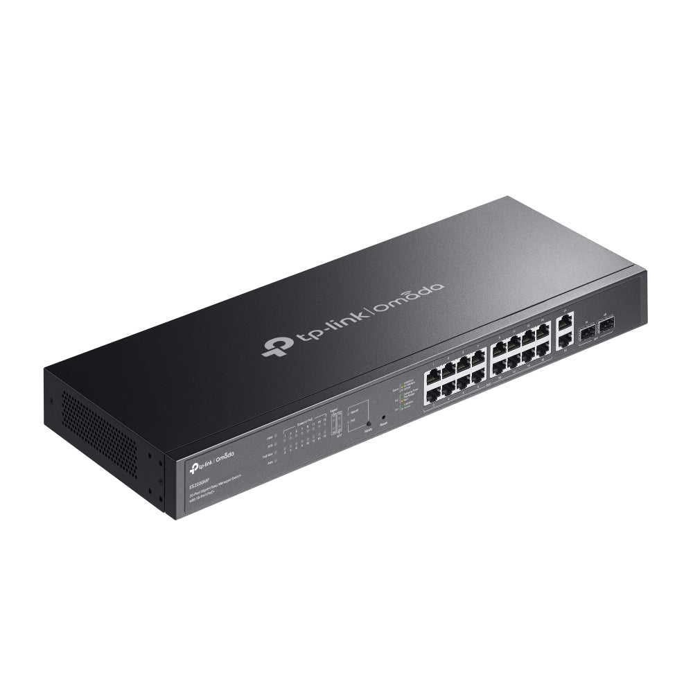 TP-Link ES220GMP Omada 20-Port Gigabit Easy Managed Switch with 16-Port PoE+,  Fast PoE, Perpetua... - Image 3
