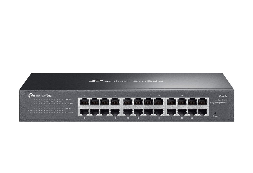 TP-Link ES224G Omada 24-Port Gigabit Easy Managed Switch, Flow Control, Loopback Detection, Port...