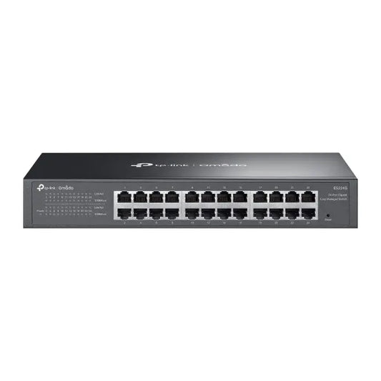 (CH)TP-Link ES224G Omada 24-Port Gigabit Easy Managed Switch, Flow Control, Loopback Detection, P...