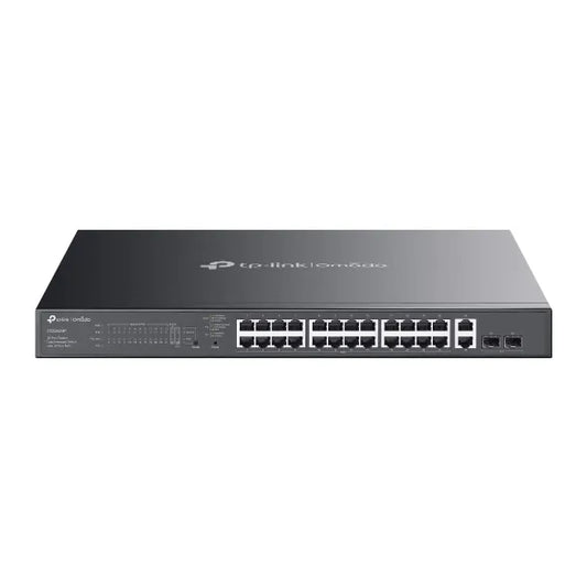 (CH)TP-Link ES228GMP Omada 28-Port Gigabit Easy Managed Switch with 24-Port PoE+,  Fast PoE, Perp...
