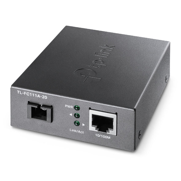 TP-Link TL-FC111A-20 10/100 Mbps WDM Media Converter - IEEE 802.3u 1550nm 20KM (Compatible with T...