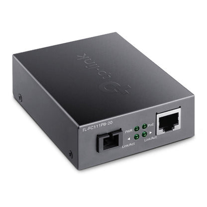 TP-Link TL-FC111PB-20 10/100Mbps WDM Media Converter with 1-Port PoE - IEEE 802.3u, 20KM, 1310 nm... - Image 2