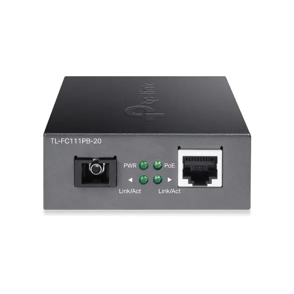 TP-Link TL-FC111PB-20 10/100Mbps WDM Media Converter with 1-Port PoE - IEEE 802.3u, 20KM, 1310 nm... - Image 3