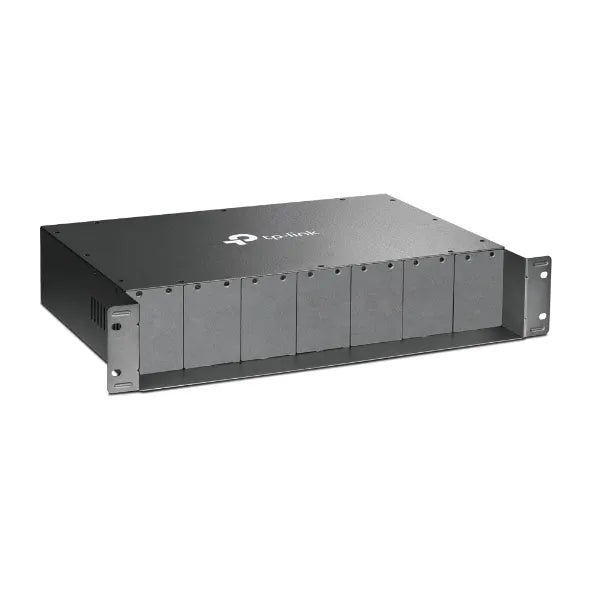 TP-Link MC1400 19' 2U Rackmount Chassis for 14-Slot Media Converters, Redundant Power Supply, Hot...