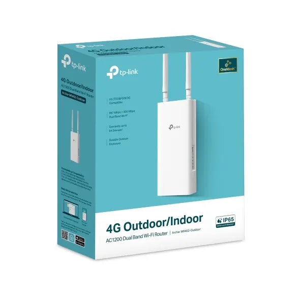 TP-Link Archer MR402-Outdoor 4G AC1200 Mbps Wi-Fi Outdoor Router - Network - Consumer