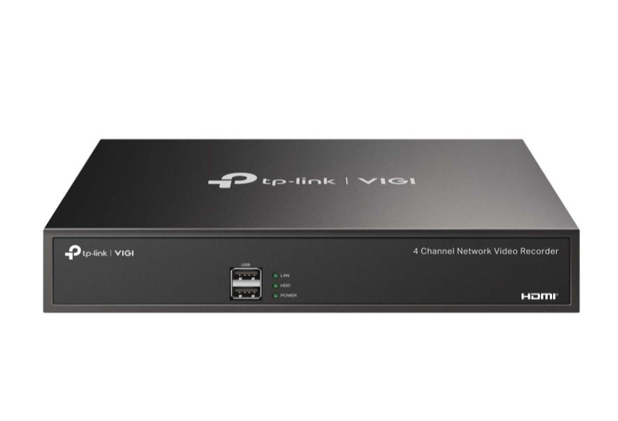 TP-Link VIGI NVR1004H VIGI 4 Channel Network Video Recorder (HDD Not Included) - Security and Sur...