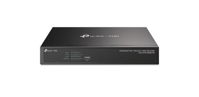 TP-Link VIGI NVR1008H-8P 8 Channel PoE+ Network Video Recorder, 53W PoE Budget, H.265+, 4K Video... - Image 2