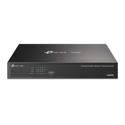 TP-Link VIGI NVR1008H-8P 8 Channel PoE+ Network Video Recorder, 53W PoE Budget, H.265+, 4K Video... - Image 2