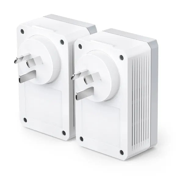 TP-Link TL-PA4010P KIT AV600 Powerline Adapter with AC Pass Through Starter Kit 600Mbps HomePlug... - Image 2