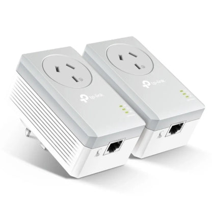 TP-Link TL-PA4010P KIT AV600 Powerline Adapter with AC Pass Through Starter Kit 600Mbps HomePlug... - Image 3