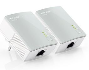 TP-Link TL-PA411 KIT AV600 Nano Powerline Adapter Starter Kit HomePlug AV 1x100Mbps LAN 300m Rang...