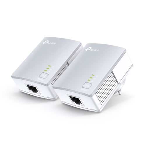 TP-Link TL-PA411 KIT AV600 Nano Powerline Adapter Starter Kit HomePlug AV 1x100Mbps LAN 300m Rang... - Image 2