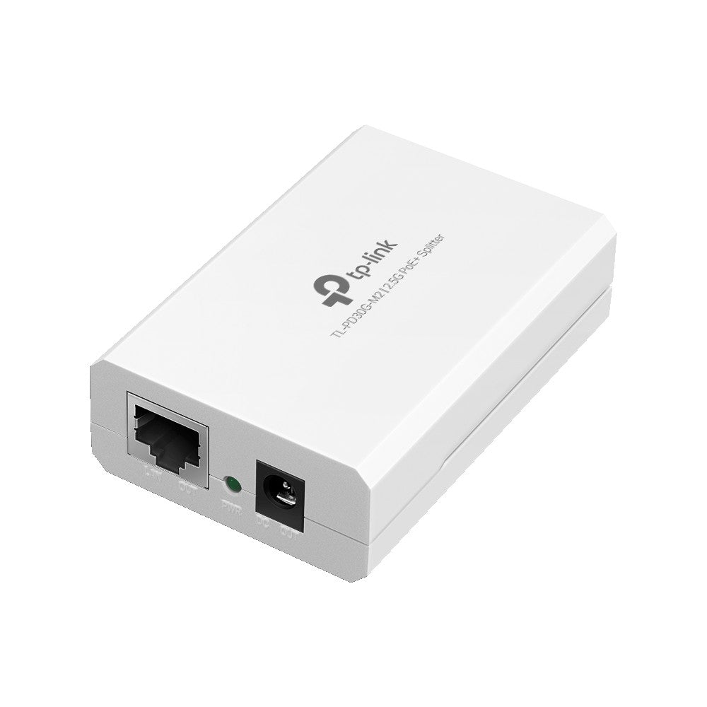 TP-Link TL-PD30G-M2 2.5G PoE+ Splitter, IEEE802.3af/at compliant, Selectable power output, Plug-a...
