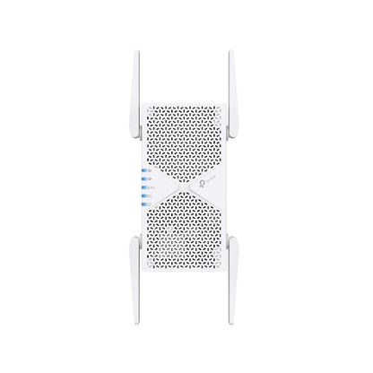TP-Link RE405BE BE6500 Dual-Band Wi-Fi 7 Range Extender with BE6500 speeds, MLO, 160MHz, 4× anten...