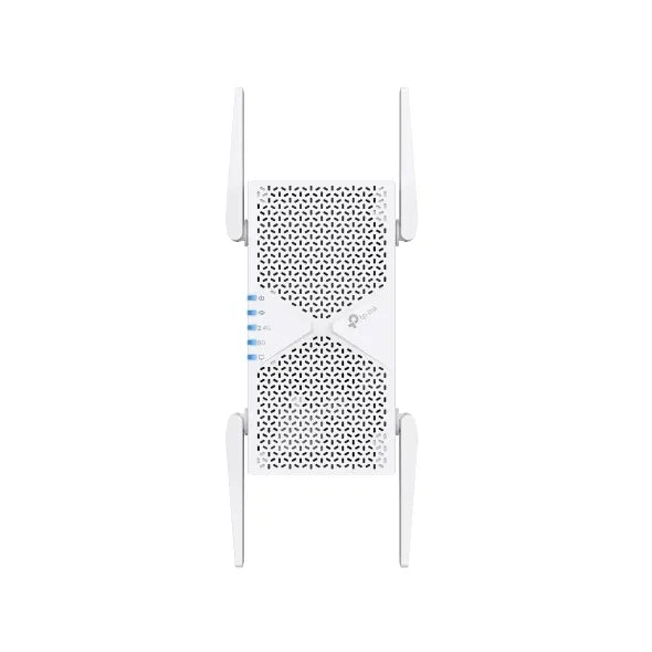 TP-Link RE405BE BE6500 Dual-Band Wi-Fi 7 Range Extender with BE6500 speeds, MLO, 160MHz, 4× anten...