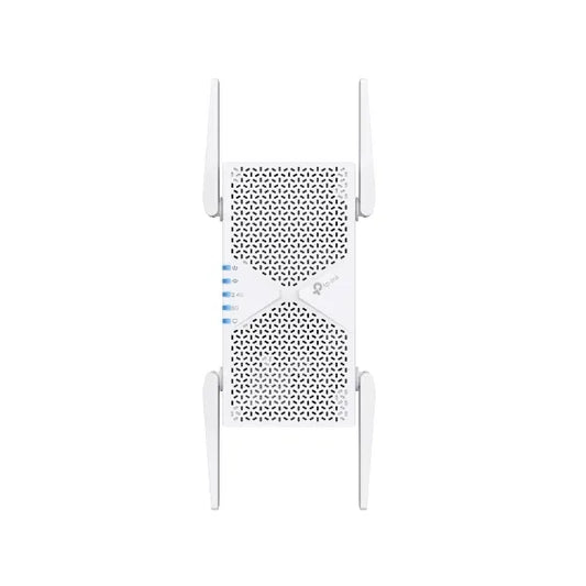 TP-Link RE405BE BE6500 Dual-Band Wi-Fi 7 Range Extender with BE6500 speeds, MLO, 160MHz, 4× anten...