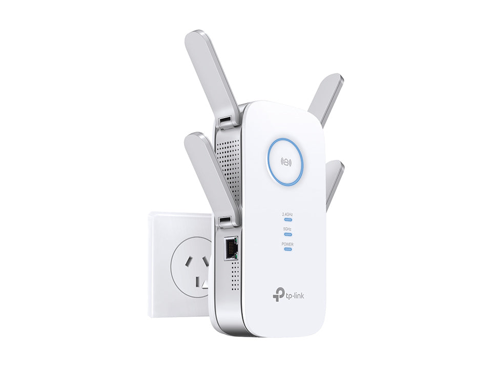 TP-Link RE650 AC2600 2600Mbps Wi-Fi Range Extender 800Mbps@2.4GHz 1733Mbps@5GHz 1x1Gbps LAN 4xAnt...