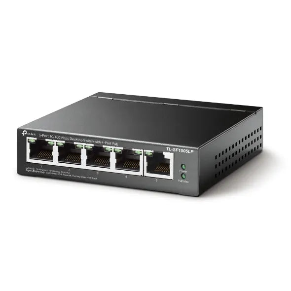 TP-Link TL-SF1005LP 5-Port 10/100Mbps Desktop Switch with 4-Port PoE 41W IEEE 802.3af compliant 1... - Image 3