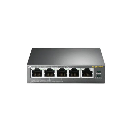 (CH)TP-Link TL-SF1005P 5-Port 10/100Mbps Desktop Switch with 4-Port PoE 67W IEEE 802.3af complian... - Image 2