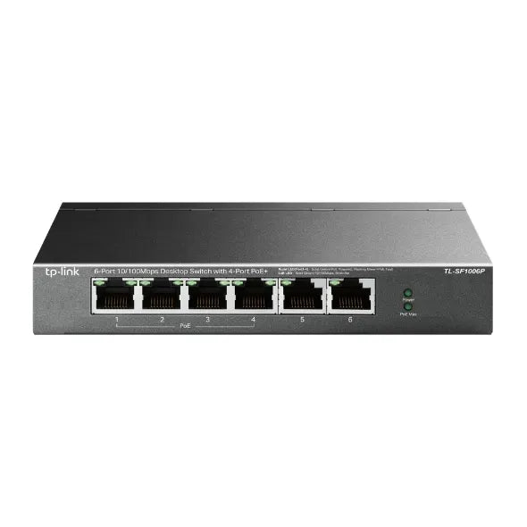 (CH)TP-Link TL-SF1006P 6-Port 10/100Mbps Desktop Switch with 4-Port PoE+, Up To 67W For all PoE P... - Image 2