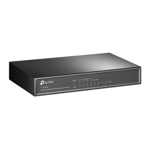 TP-Link TL-SF1008P 8-Port 10/100Mbps Desktop Unmanaged Switch 4-Port PoE 57W IEEE 802.3af, Fanles... - Image 2