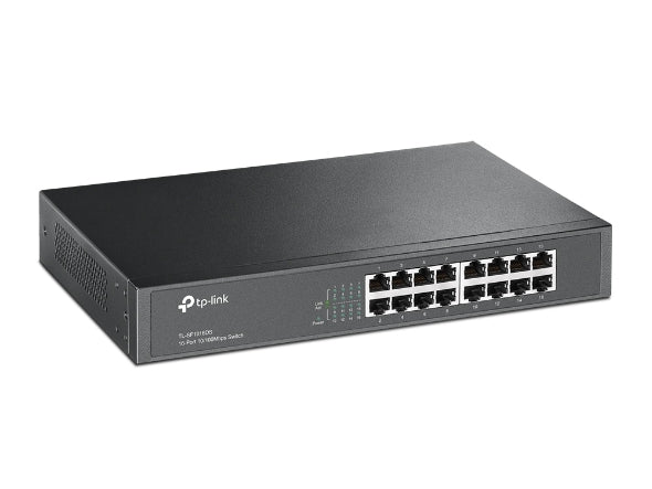 TP-Link TL-SF1016DS 16-Port 10/100Mbps Smart Switch or wall-mounting design Plug and play 3.2Gbps... - Image 2
