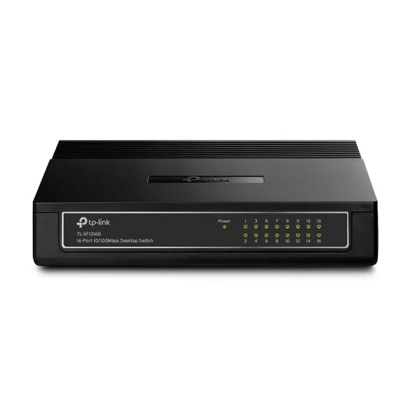 (E)(CH)TP-Link TL-SF1016D 16-Port 10/100Mbps Desktop Switch or wall-mounting design Plug and play... - Image 2